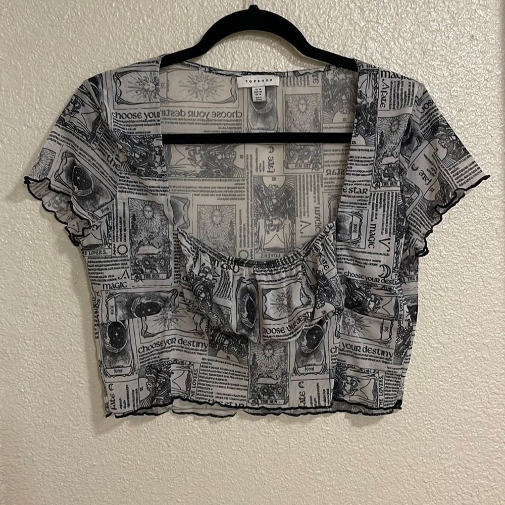 tarot see through blouse